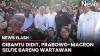 Akrab! Didit Bantu Wartawan Sefie Bareng Prabowo-Macron
