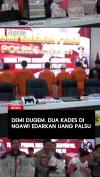 Demi Dugem, 2 Kades di Ngawi Edarkan Uang Palsu