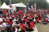 SUGBK Memerah, Ribuan Suporter Sambut Laga Timnas Indonesia vs China - Bagian 3