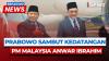 Prabowo Sambut PM Anwar Ibrahim di Lanud TNI AU Halim Perdanakusuma
