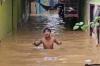 Banjir Terjang Kebon Pala Jaktim, Ketinggian Air Capai 2 Meter Lebih