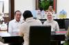 Foto-Foto Prabowo Sowan ke Kediaman Jokowi di Solo