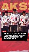 Hadiri Aksi Bela Palestina di Monas Menlu Sugiono Bakal Kirim 10 000 Ton Beras ke Gaza