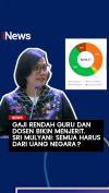 Gaji Rendah Guru dan Dosen Bikin Menjerit, Sri Mulyani: Semua Harus dari Uang Negara?