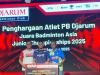 Zaki Ubaidillah Akhiri Paceklik Juara 24 Tahun di Asia Junior Championships 2025, PB Djarum Beri Bonus Fantastis