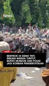 Bentrok di Demo Pati Ribuan Warga Tuntut Bupati Mundur