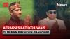 Sangar! Iko Uwais Unjuk Kebolehan Silat di Hadapan Prabowo