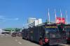 Polisi Siagakan Mobil Water Cannon jelang Demo Buruh di DPR Hari Ini