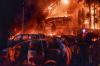 Penampakan Gedung DPRD Makassar Dibakar Massa - Bagian 2