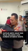 Kapolri Minta Maaf dan Peluk Keluarga Ojol Korban Ditabrak Rantis 