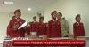 Sambut Prabowo, Murid Sekolah Rakyat Berseragam Lengkap dengan Baret