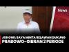 Jokowi Instruksikan Relawan Dukung Prabowo-Gibran Dua Periode