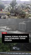 Taiwan Porak-poranda Usai Dihantam Topan Ragasa