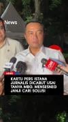 Kartu Pers Istana Jurnalis Dicabut Usai Tanya MBG, Mensesneg Janji Cari Solusi