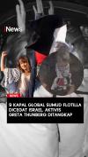 Kapal Global Sumud Flotilla Dicegat Israel Aktivis Greta Thunberg Ditangkap