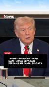 Trump Umumkan Israel dan Hamas Sepakati Perjanjian Damai di Gaza