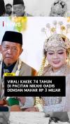 Viral Kakek 74 Tahun di Pacitan Nikahi Gadis dengan Mahar Rp3 Miliar