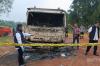 Truk Tronton Terbakar di Ogan Ilir, Ditemukan Jasad Hangus dalam Kabin Kendaraan
