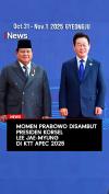 Momen Prabowo Disambut Presiden Korea Selatan Lee Jae-Myung di KTT APEC 2025