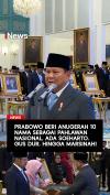 Prabowo Beri Anugrah 10 Nama Sebagai Pahlawan Nasional Ada Soeharto Gus Dur hingga Marsinah