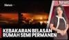 Kebakaran Dahsyat di Belawan Medan: 10 Rumah Ludes, Warga Luka Parah