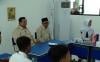 Momen Presiden Prabowo Tinjau Proses Belajar Siswa dengan Smartboard di SMPN 4 Kota Bekasi