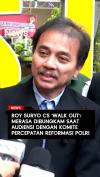 Roy Suryo CS Walk Out ! Merasa Dibungkam saat dengan Komite Percepatan Reformasi Polri 
