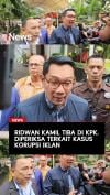 Ridwan Kamil Tiba di KPK Diperiksa Terkait Kasus Korupsi Iklan