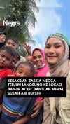 Kesaksian Zaskia Mecca Terjun Langsung ke Lokasi Banjir Aceh: Bantuan Minim Susah Air Bersih