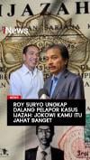 Roy Suryo Ungkap Dalang Pelapor Kasus Ijazah: Jokowi Kamu Itu Jahat Banget