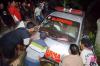 Kecelakaan di Ponorogo, Ambulans Melaju Kencang Tabrak Mobil dan Rumah Warga