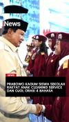 Prabowo Kagum Siswa Sekolah Rakyat Anak Cleaning Service dan Ojol Orasi 4 Bahasa