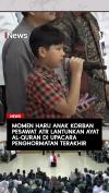 Momen Haru Anak Korban Pesawat ATR Lantunkan Ayat Al-Qur'an di Upacara Penghormatan Terakhir