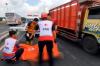 Kecelakaan Maut di Jembatan Mertex Mojokerto, Pemotor Tewas Tabrak Truk