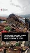 Penampakan Ratusan Rumah Hancur akibat Bencana Tanah Bergerak di Tegal