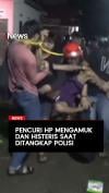 Pencuri HP Mengamuk dan Histeris saat Ditangkap Polisi