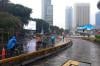 Suasana CFD Jakarta Pertama di Bulan Ramadan, Diwarnai Gerimis