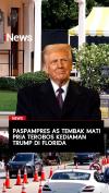 Paspampres AS Tembak Mati Pria Terobos Kediaman Trump di Florida
