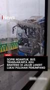 Sopir Ngantuk Bus Transjakarta Adu Banteng di Jalur Langit Lukai Puluhan Penumpang
