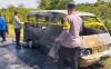 Mobil Carry Angkut Pemudik Terbakar di Buton Tengah, Diduga Korsleting