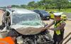 Kecelakaan Maut Xpander Hantam Bus Mogok di Tol Batang, 2 Orang Tewas 2 Luka Berat