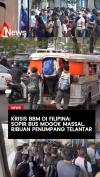 Krisis BBM di Filipina! Sopir Bus Mogok Massal, Ribuan Penumpang Telantar