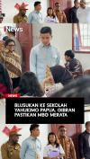 Blusukan ke Sekolah di Yahukimo Papua, Wapres Gibran Pastikan MBG Merata