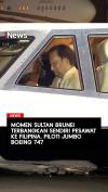 Momen Sultan Brunei Terbangkan Sendiri Pesawatnya ke Filipina