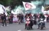 Surabaya Lumpuh! Ribuan Driver Ojol Demo Tuntut UU Transportasi Online Disahkan