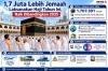 1,7 Juta Lebih Jemaah Laksanakan Haji Tahun Ini, Naik 2% Dibandingkan 2025