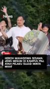 Heboh Mahasiswa Sesama Jenis Ciuman di Kampus PNJ, Ayah Sujud Minta Maaf