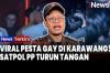 Heboh Pesta Gay di Karawang, Satpol PP Turun Tangan Tutup Tempat Hiburan Malam