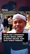 Pelaku Pesta Gay Karawang bakal Dibina di Barak Militer, KDM: Saya Harus Perbaiki