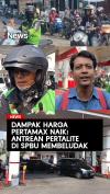 Dampak Harga Pertamax Naik! Antrean Pertalite di SPBU Membeludak